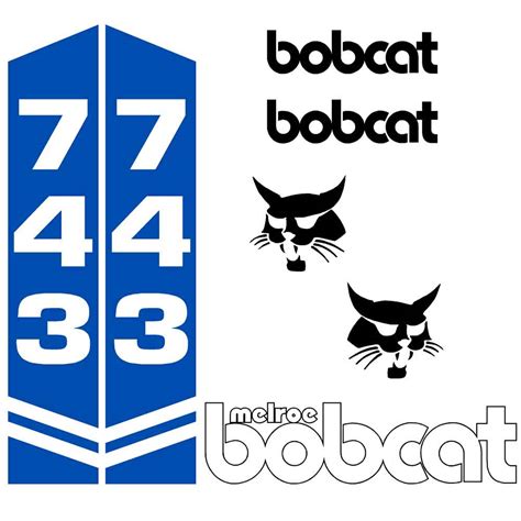 bobcat skid steer stickers|bobcat 610 decals.